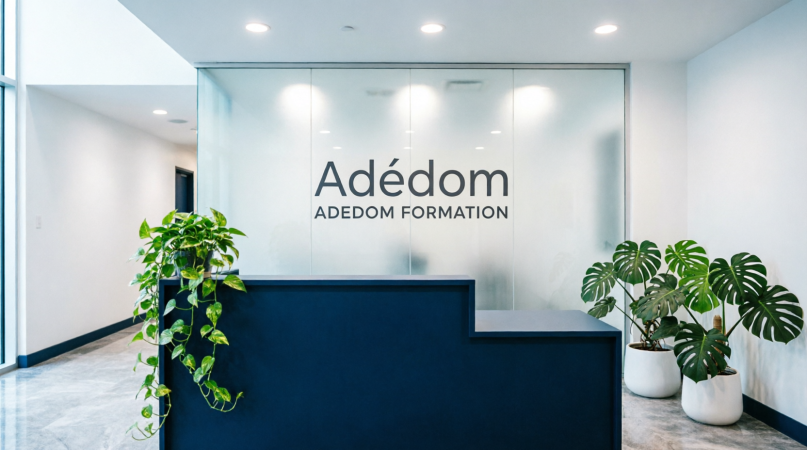 Adédom Formation — identité et locaux